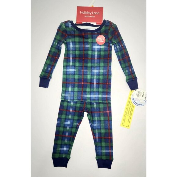 Holiday Lane Macys Baby Christmas Pajamas 12M Set of 3 With 3 Styles - Picture 4 of 6